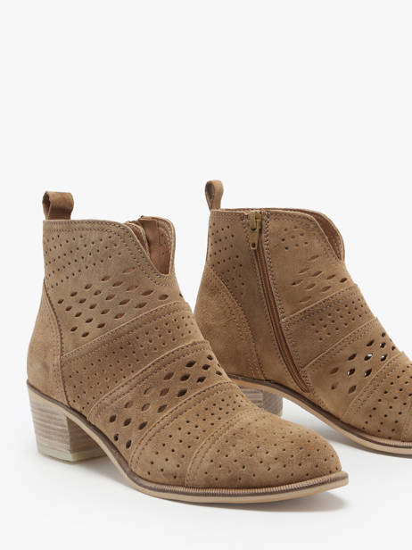 Bottines à Talon Nelly En Cuir Alpe Marron women 53911101 vue secondaire 2