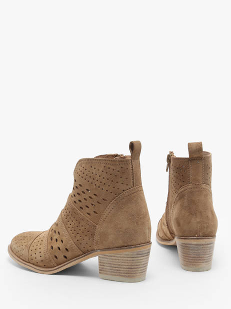 Bottines à Talon Nelly En Cuir Alpe Marron women 53911101 vue secondaire 3
