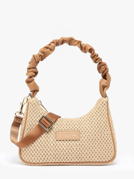 Sac Porté épaule Osier Polyester Lancaster Beige osier 43