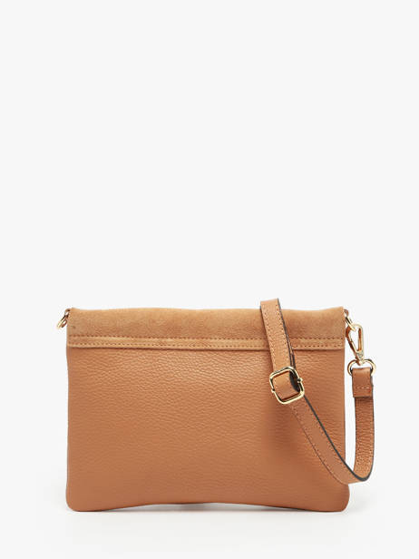 Sac Bandoulière Velvet Caviar Cuir Milano Marron velvet caviar VC24114 vue secondaire 4