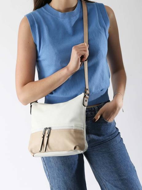 Sac Bandoulière Gracieuse Hexagona Blanc gracieuse 315314 vue secondaire 1