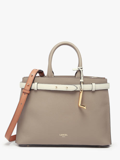 Sac Porté Main Faubourg Cuir Lancel Blanc faubourg A13548