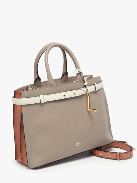 Sac Porté Main Faubourg Cuir Lancel Blanc faubourg A13548 vue secondaire 2