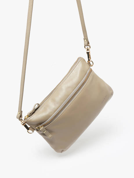 Sac Bandoulière Vicky Cuir Nat et nin Beige vintage VICKY vue secondaire 2