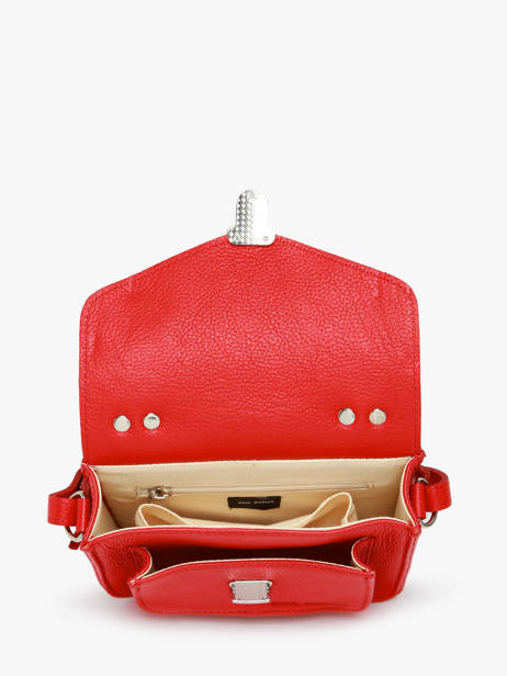 Sac Bandoulière Mon Amour Cuir Paul marius Rouge mon amour GEORXAMO vue secondaire 3