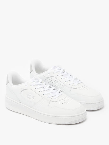 Sneakers L001 En Cuir Lacoste Blanc men 8SMA0018 vue secondaire 2