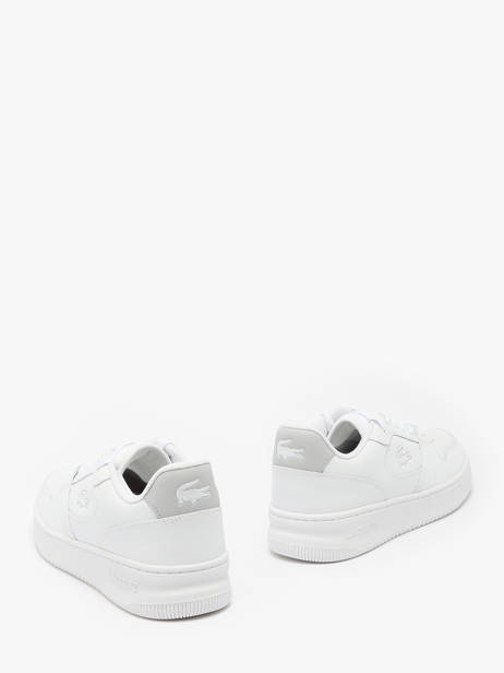 Sneakers L001 En Cuir Lacoste Blanc men 8SMA0018 vue secondaire 3