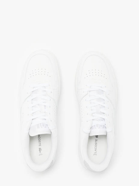 Sneakers L001 En Cuir Lacoste Blanc men 8SMA0018 vue secondaire 4