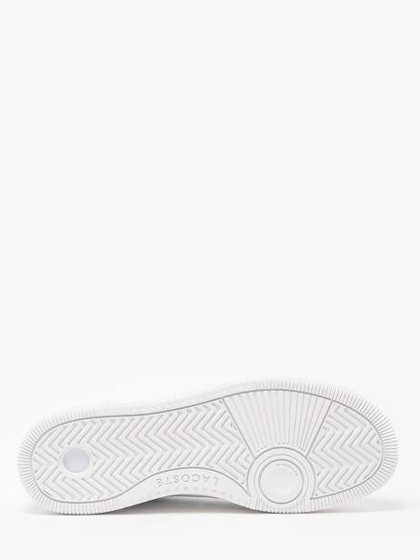 Sneakers L001 En Cuir Lacoste Blanc men 8SMA0018 vue secondaire 5