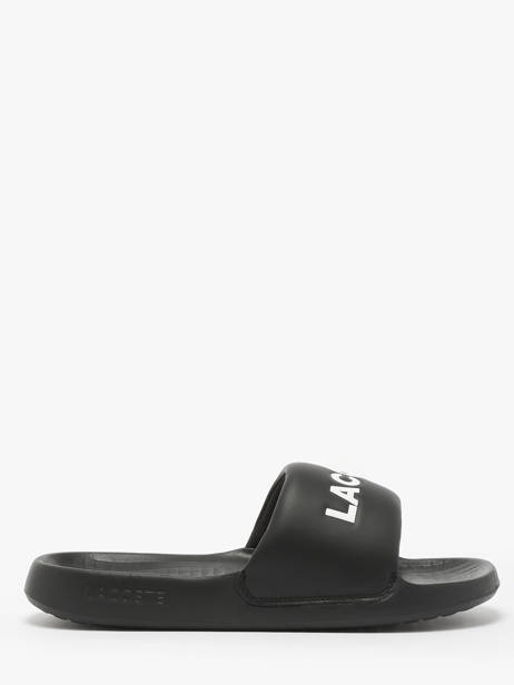 Claquettes Serve Lacoste Noir men 9CMA0022 vue secondaire 3