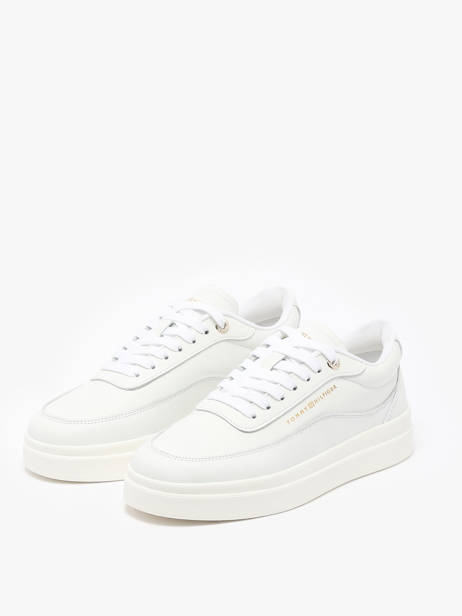 Sneakers En Cuir Tommy hilfiger Blanc women 8800YBS vue secondaire 2