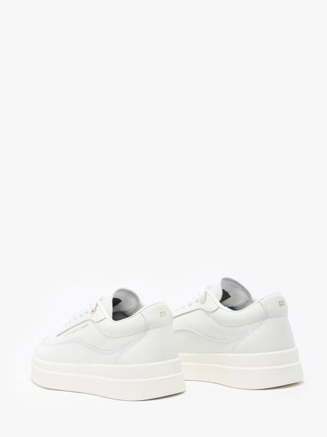 Sneakers En Cuir Tommy hilfiger Blanc women 8800YBS vue secondaire 3