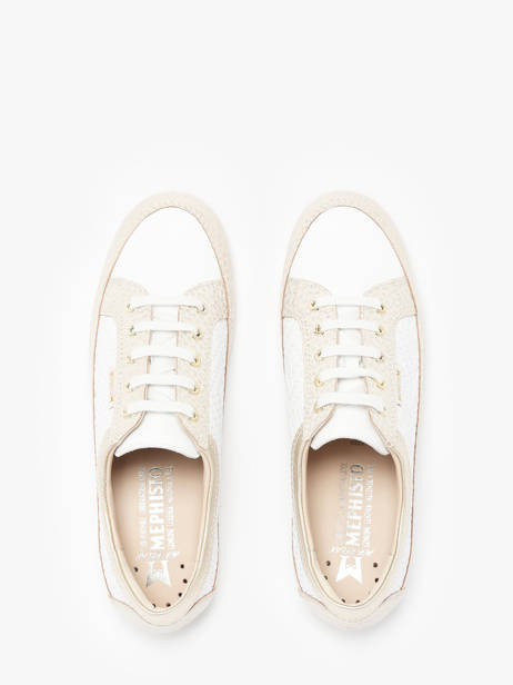 Sneakers Bretta En Cuir Mephisto Multicolore women P5146882 vue secondaire 4