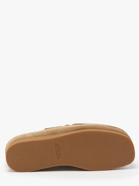 Chaussures Derbies Wallabee En Cuir Clarks Marron men 26172821 vue secondaire 5