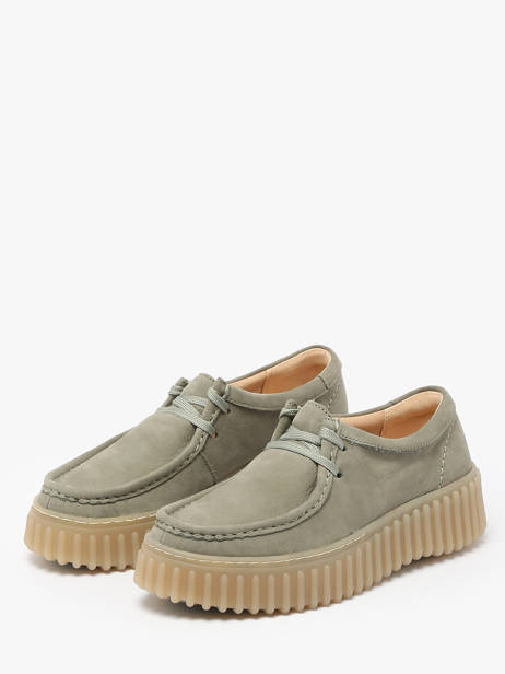 Chaussures Derbies Torhill Bee Clarks Vert women 26181190 vue secondaire 2