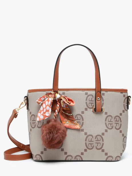 Sac Porté Main Signed Miniprix Marron signed 3