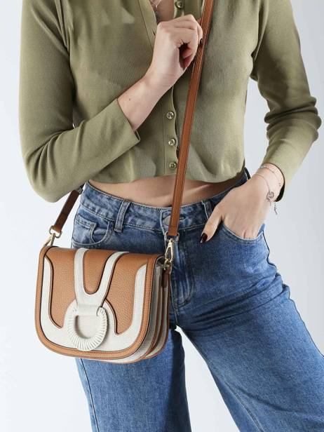 Sac Bandoulière Brooke Laurent david Marron ld bags 893 vue secondaire 1