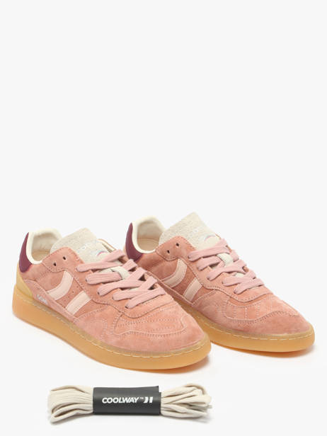 Sneakers Goal En Cuir Coolway Rose women 7603184 vue secondaire 2
