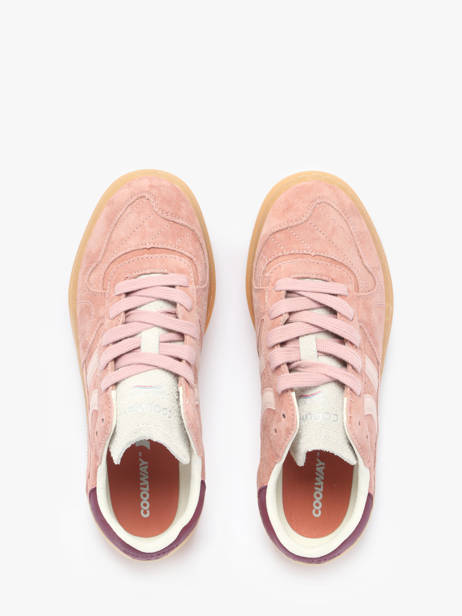 Sneakers Goal En Cuir Coolway Rose women 7603184 vue secondaire 4