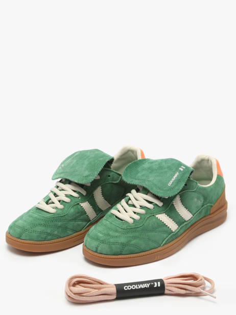 Sneakers Becks X En Cuir Coolway Vert women 7603185 vue secondaire 2