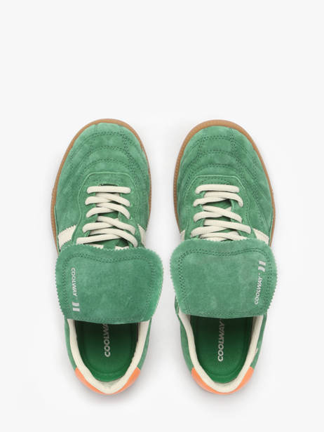 Sneakers Becks X En Cuir Coolway Vert women 7603185 vue secondaire 4