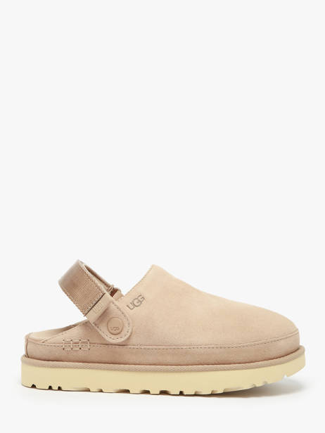 Mules Goldenstar Clog En Cuir Ugg Beige women 1138252