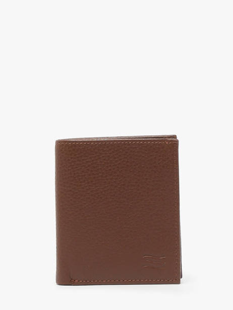 Wallet Caviar Leather Crinkles Brown caviar 14178