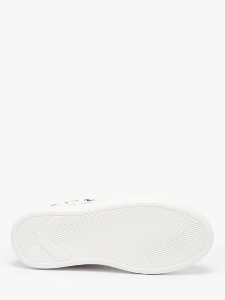 Sneakers Kapri Twin Nft En Cuir Karl lagerfeld Blanc women KL62512T vue secondaire 5