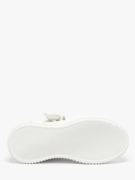 Sneakers Kreeper Low Nft Twin En Cuir Karl lagerfeld Blanc women KL42376T vue secondaire 5