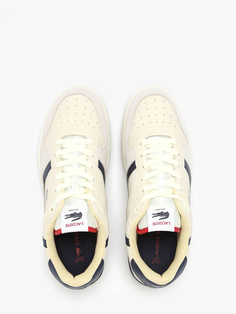 Sneakers T-clip En Cuir Lacoste Beige men 8SMA0103 vue secondaire 3