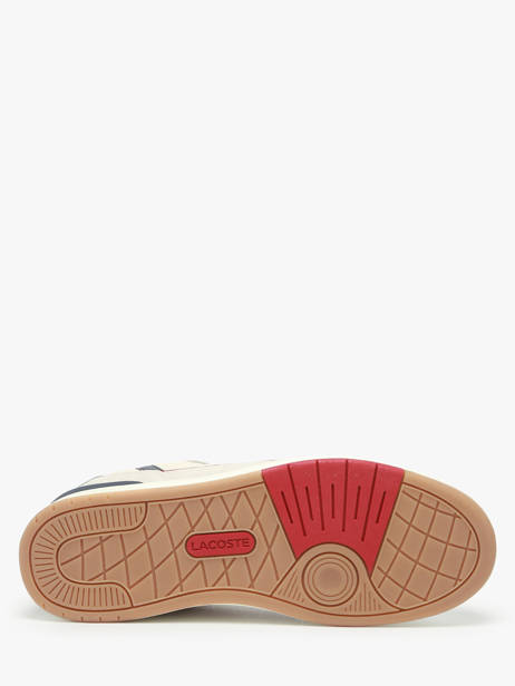 Sneakers T-clip En Cuir Lacoste Beige men 8SMA0103 vue secondaire 4