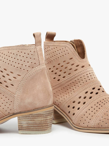 Bottines à Talon Nelly En Cuir Alpe Marron women 53911152 vue secondaire 3
