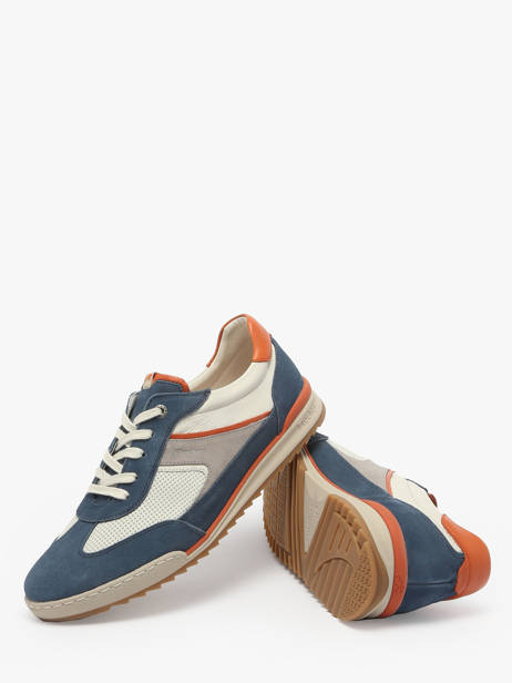 Sneakers Afelpado En Cuir Fluchos Bleu men F2184 vue secondaire 3