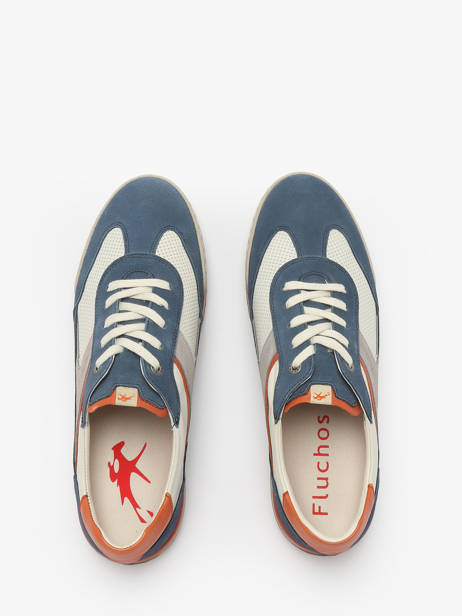 Sneakers Afelpado En Cuir Fluchos Bleu men F2184 vue secondaire 4