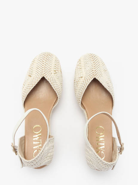 Espadrilles Talon Compensé Belmira Gaimo Beige women BELMIRA vue secondaire 3