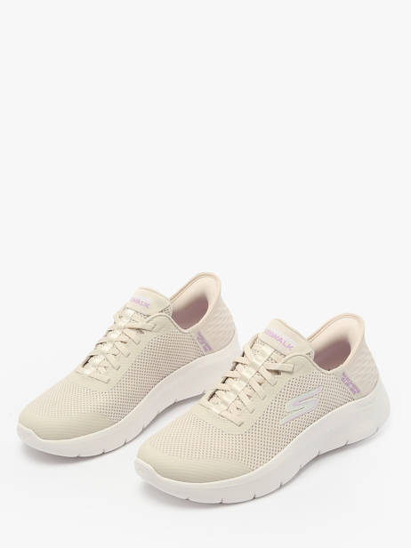 Sneakers Slip-ins Skechers Beige women 124836 vue secondaire 2
