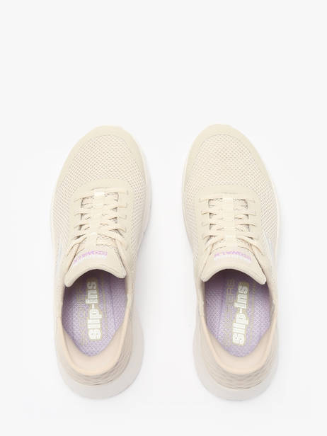 Sneakers Slip-ins Skechers Beige women 124836 vue secondaire 4