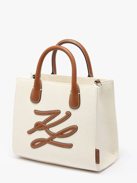 Sac à Main K Autograph Coton Karl lagerfeld Blanc k autograph A2W50002 vue secondaire 2
