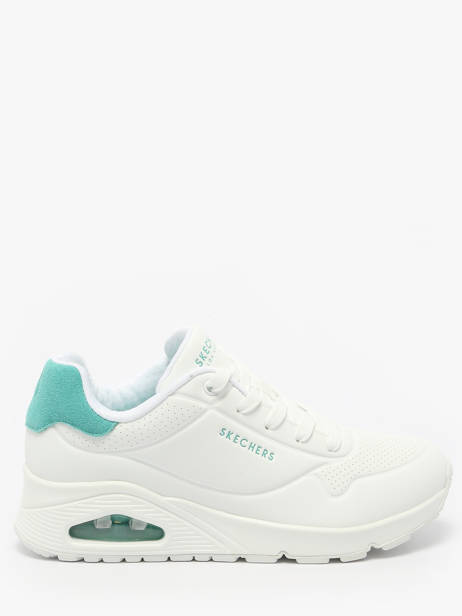 Sneakers Uno Pop Back Skechers Blanc women 177092