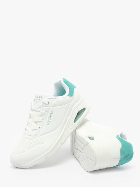 Sneakers Uno Pop Back Skechers Blanc women 177092 vue secondaire 3