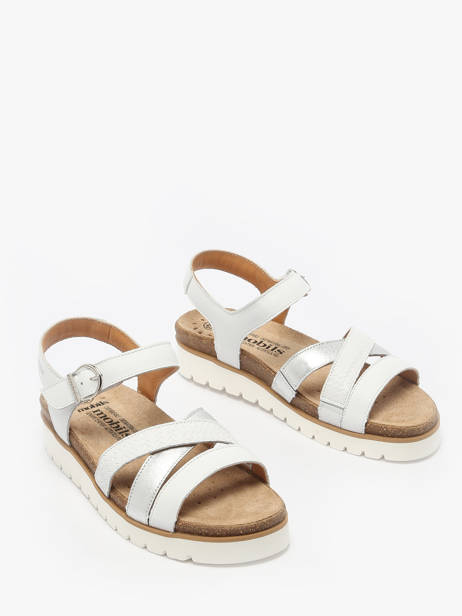Sandales Thina En Cuir Mephisto Blanc women P5146718 vue secondaire 1
