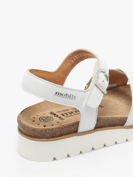 Sandales Thina En Cuir Mephisto Blanc women P5146718 vue secondaire 2