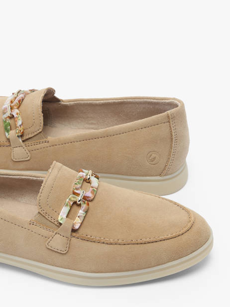 Mocassins En Cuir Remonte Beige women 62 vue secondaire 3