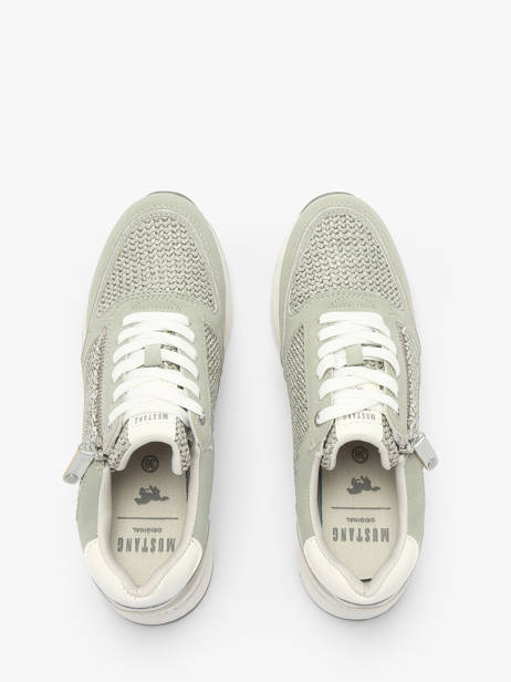 Sneakers Mustang Vert women 1358316 vue secondaire 4