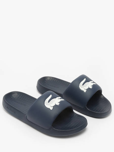 Claquettes Serve Lacoste Bleu men 9CMA0021 vue secondaire 1