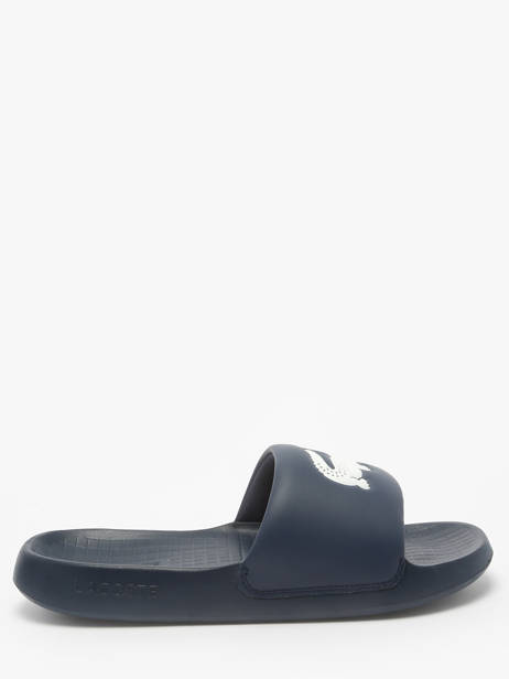Claquettes Serve Lacoste Bleu men 9CMA0021 vue secondaire 3