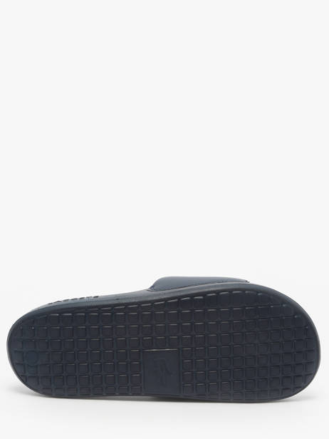 Claquettes Serve Lacoste Bleu men 9CMA0021 vue secondaire 4