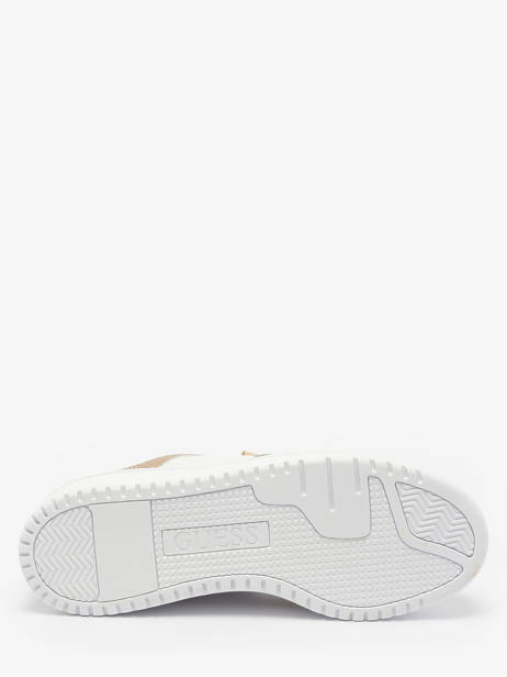 Sneakers Miram En Cuir Guess Blanc women MI6FAL12 vue secondaire 5