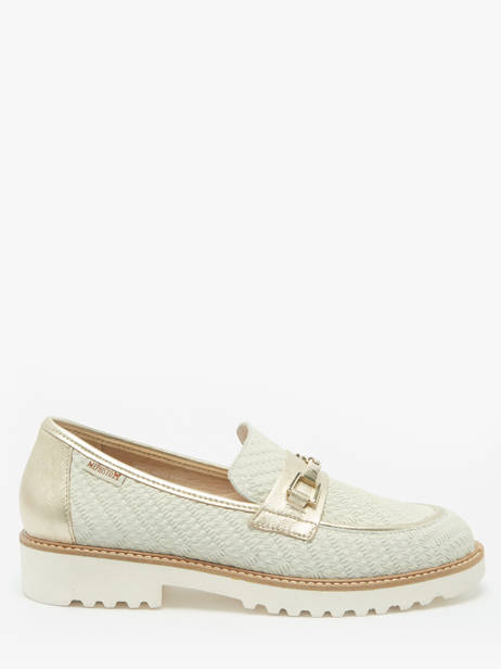 Mocassins Salvia En Cuir Mephisto Blanc women P5146666
