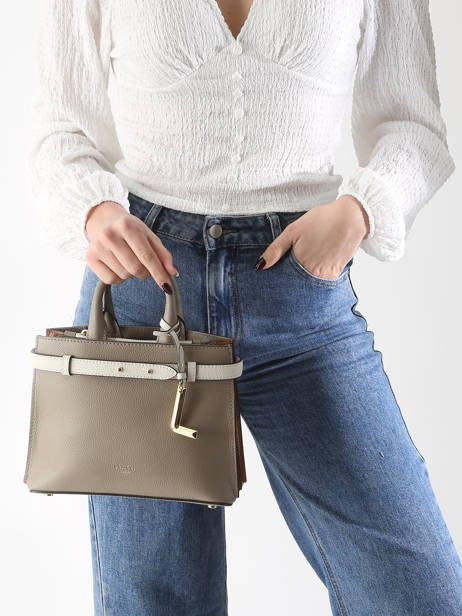Sac Porté Main Faubourg Cuir Lancel Blanc faubourg A13547 vue secondaire 1